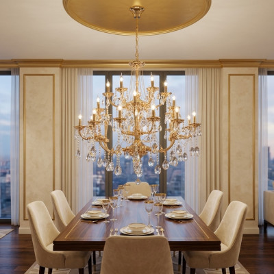 Royal chandelier ceiling light lamp living room ceiling lamp