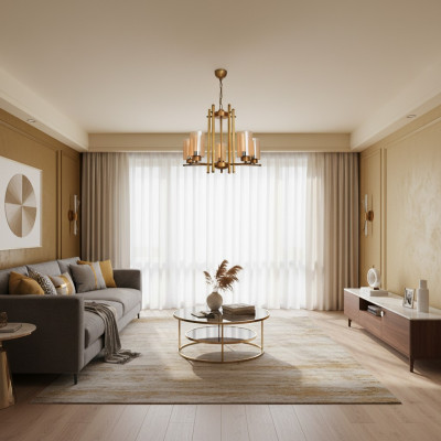 Ceiling lamp living room pendant light chandelier glass new luxury light