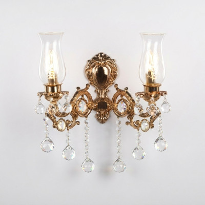 Wall lamp living room luxury gold bedroom modern chandelier crystal