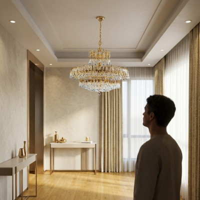 Chandelier lamp light living room ceiling light luxury chandelier lamps