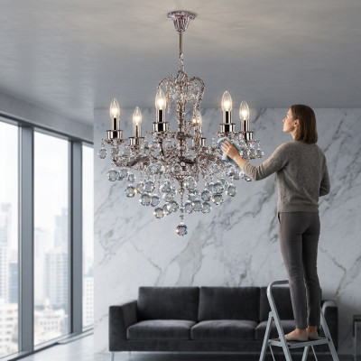 Chandelier Crystal Ceiling Light Lamp Pendant Light Living Room