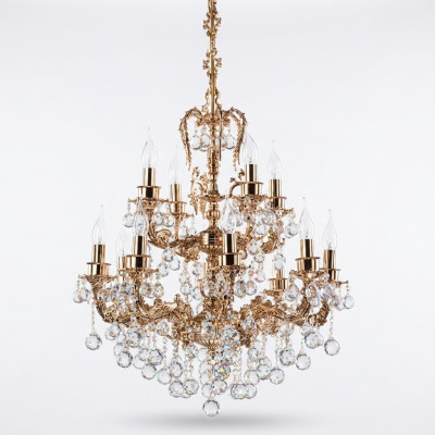 Ceiling light chandelier crystal lamp lights lamps gold 65x113