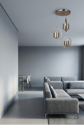 Chandelier Ceiling Light Fixture Glass Luxury Living Room