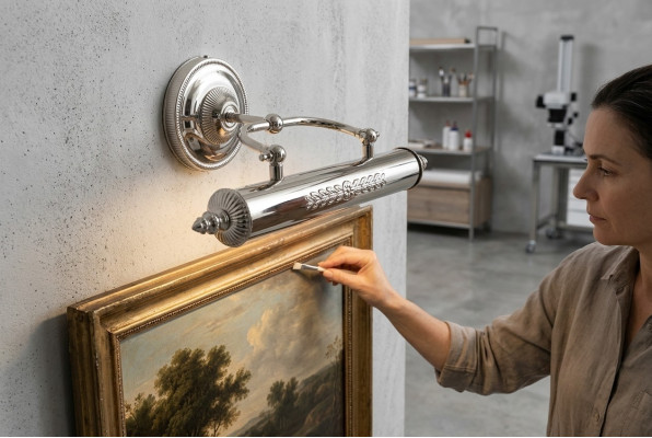 Elegant wall lamp for living room with luxury metal base