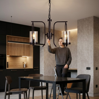 Ceiling lamp modern ceiling light living room chandelier glass chandelier new