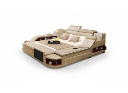Multifunction Bed Modern Hotel Beds Double Bed USB Sound 180x200