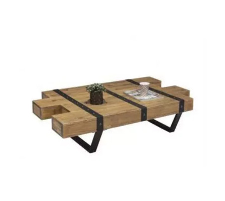 Loft coffee table design furniture table 130x80 living room wooden table coffee tables