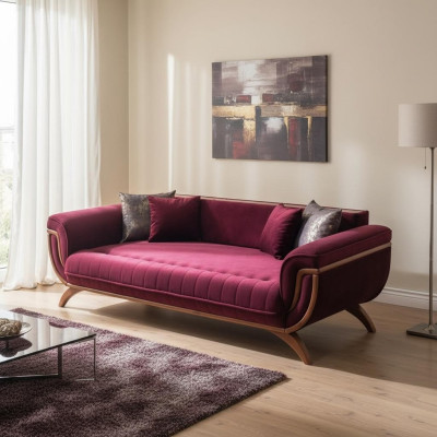 Adjustable couch with table deep sofa big sleep couches furniture 226cm