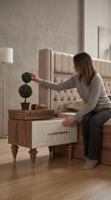 Bedside consoles tables bedroom furniture side table table wood