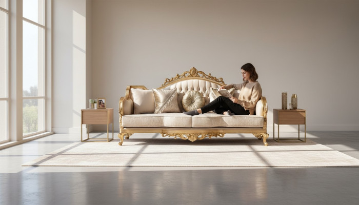 Classic Designer Couch Club Furniture Sofas 3+1 Seater Sofa Set