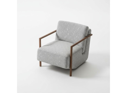 Armchair Grey Living Room Furniture Design Modern Luxury Single-Seater Club Relaxation