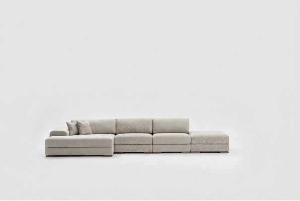 L-shaped sectional sofa living room upholstery fabric sofas modern design luxury 415 x 150