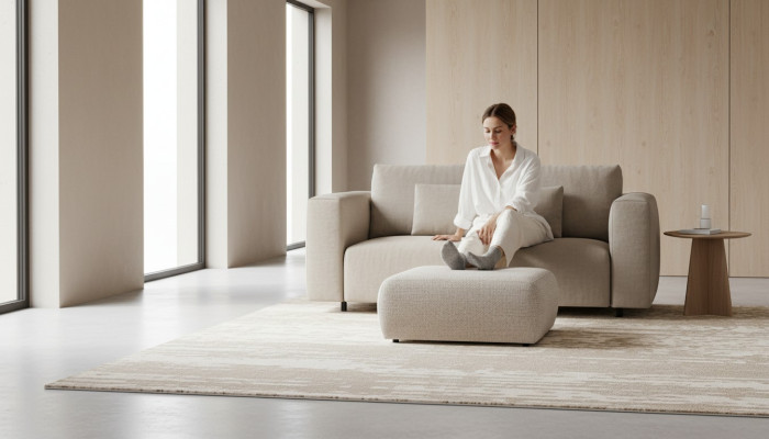Stool Cushion Seat Design Style Modern Luxury Living Room Bench New
