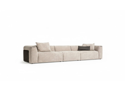 Beige sofa living room upholstered furniture five-seater designer luxury furniture new