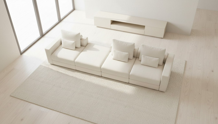 Corner cushion sofa luxury six-seater modern couch corner living group living group