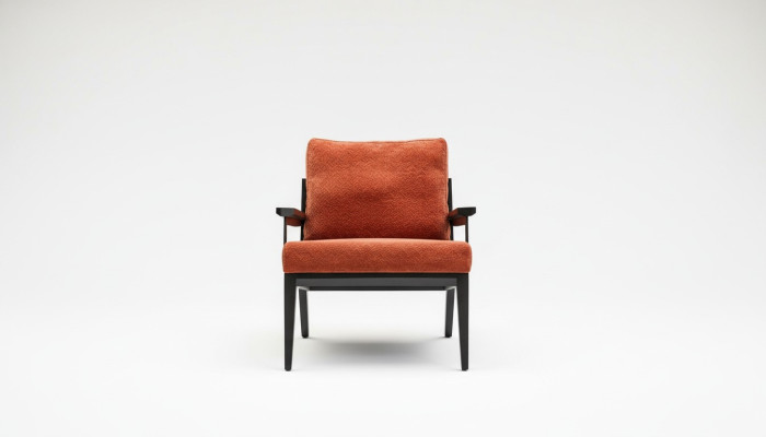 Armchair 1-seater textile living room luxury upholstered seat new modern design