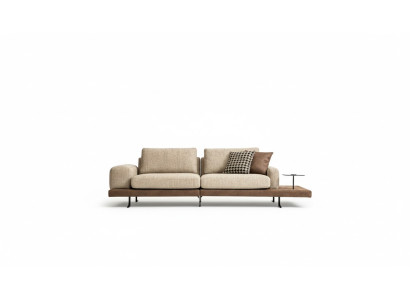 Four-seater storage surface living room upholstered sofa fabric couch modern style