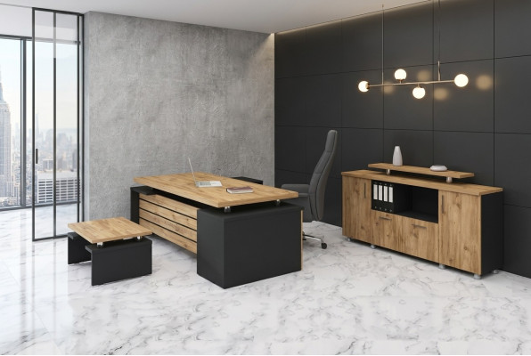 Designer office furniture luxury study set modern designer 3-piece set