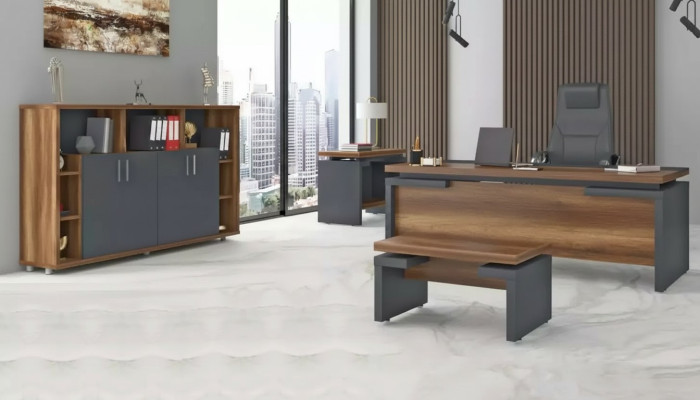Office set study room furniture complete set desk file cabinet