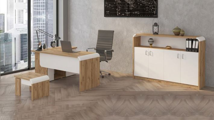 Office for Practice Law Office Complete Furnishing Cabinet Table 3-piece