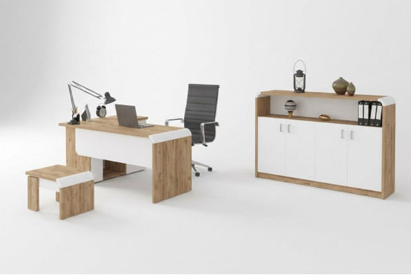 Office for Practice Law Office Complete Furnishing Cabinet Table 3-piece