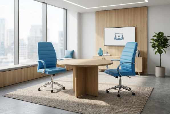 Round desk study room new office furniture work table designer