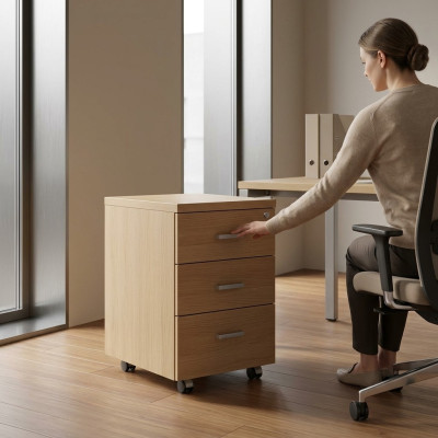 Dresser office furniture study classic wooden filing cabinet books