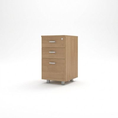 Brown Office Room Wooden Dresser Office Furniture Classic Filing Cabinet
