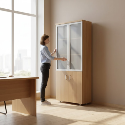 Filing cabinet study room bookshelf office furniture wood file cabinet