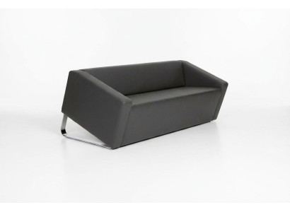 Stylish Sofa Office Three-Seater Fabric Couch Living Room Furniture