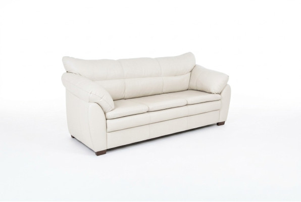 White luxury three-seater study furniture modern three-seater couch
