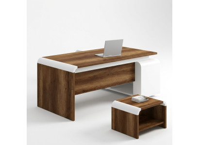 Brown office desk study room furniture corner desks