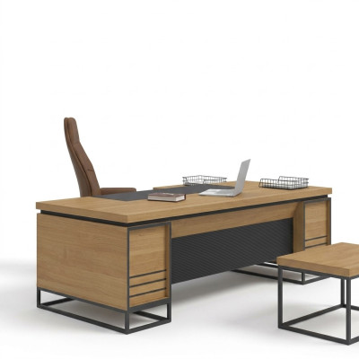 Study wood desk executive desk computer table office furniture