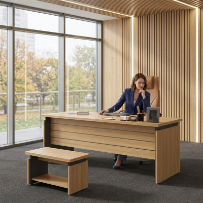 Wooden Desk Office Furniture Study Executive Desk