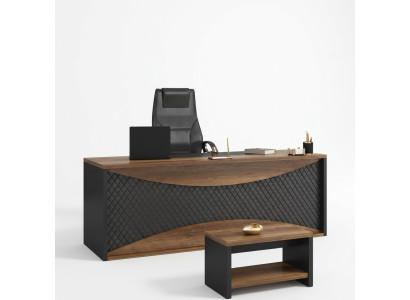 Brown desk tables office desk executive desk 200x90
