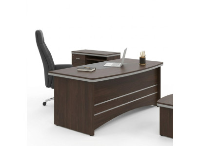 Brown desk office furniture designer executive desk study table