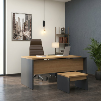 Corner desk office furniture wooden table work desk office desk office