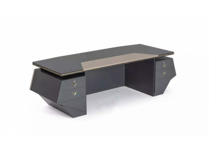 Luxury executive desk table xxl 260x100 designer furniture modern tables