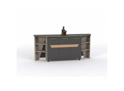 Modern office cabinet study shelves luxury designer new furniture shelf