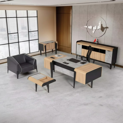 Wooden furniture office furniture complete set desk cabinets furniture