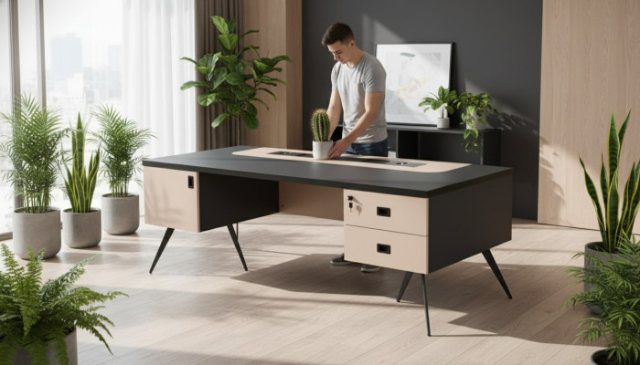 Desk study room furniture drawers office table desks furniture