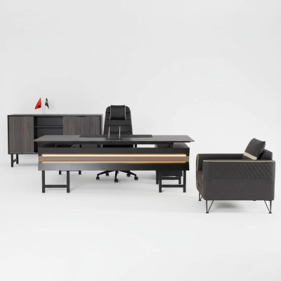 Wooden corner desk modern study designer office furniture new
