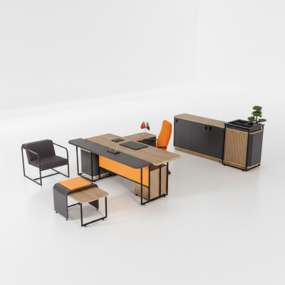 Study room desk office equipment office cabinet luxury coffee table