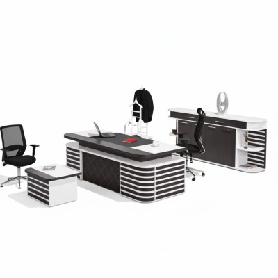 White office furniture study room furniture complete set modern office furniture
