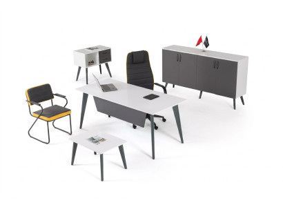 Workroom Office Set 4 pcs Office Desk Designer Furniture New