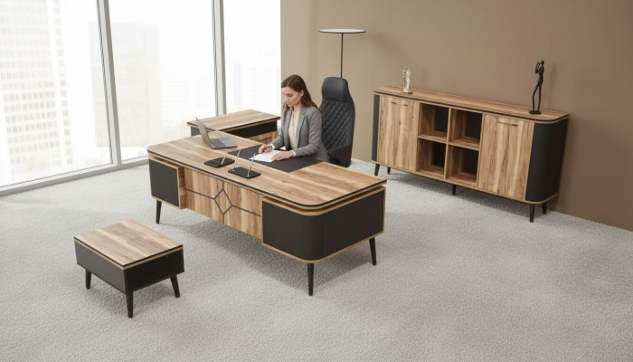 Wooden desk study room office furniture designer furniture 220x90 table