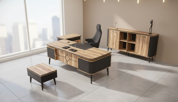Wooden desk study room office furniture designer furniture 220x90 table