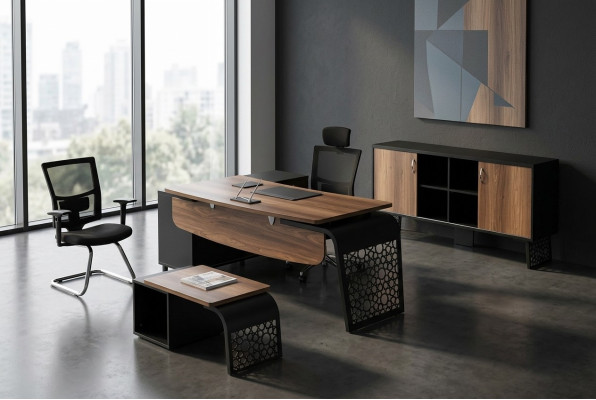 Office corner desk tables executive furniture designer office furnishings table