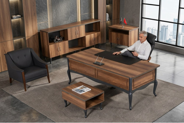 Workspace desk luxury design table office furniture executive desk