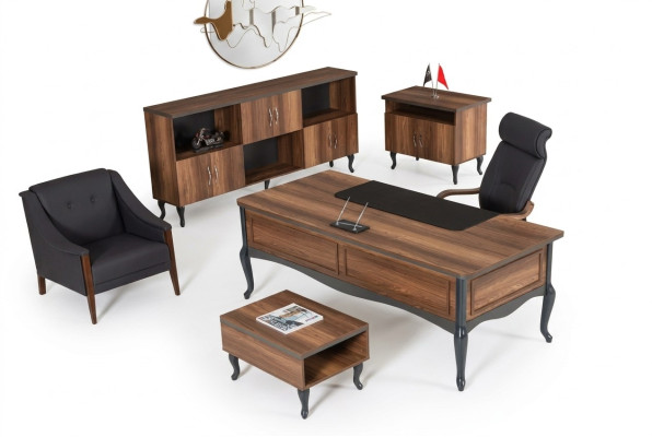 Workspace desk luxury design table office furniture executive desk